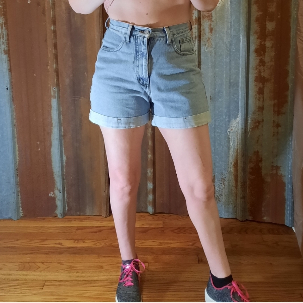 VINTAGE 90's Denim Guess High Waisted Shorts